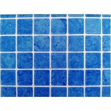Liner mozaic albastru