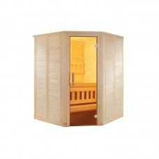 Cabina de colt sauna uscata WellFun 144x144 cm